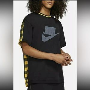NIKE Shirt - Black & Yellow Checkered - Men’s size XL